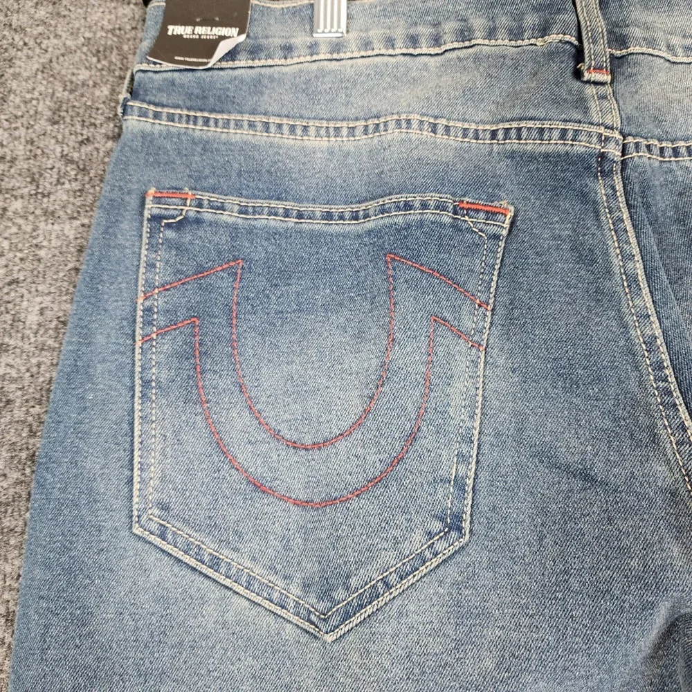 True Religion Ricky Men Y2K Streetwear Relaxed Straight Skater Jeans 34x34 NWT